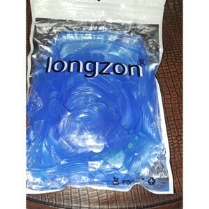 Longzon Silicone Stretch Lids, Reusable Flexible Covers for Bowls